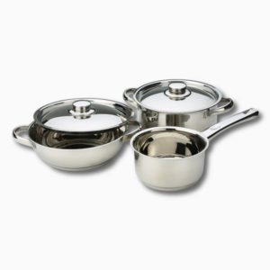 Anantha 3-Piece Set - Stainless Steel Cookware