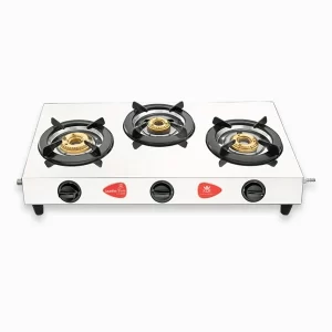 Anantha Cute - Stainless Steel LPG Stoves (3 Burners)