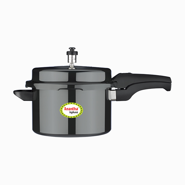 Anantha Graphite Induce – Induction Base Hard Anodized Pressure Cookers  (5.5 L) – Anantha Pressure Cooker