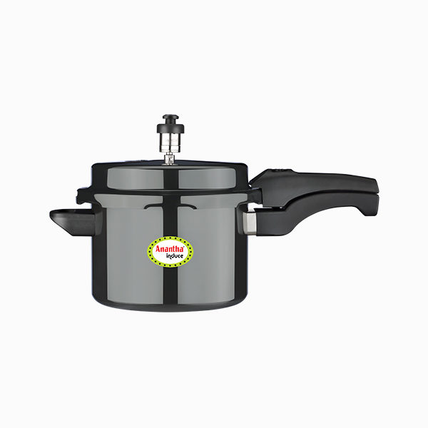 Anantha Graphite Induce - Induction Base Hard Anodized Pressure Cookers (3 L)