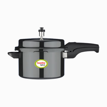 Anantha Graphite Induce - Induction Base Hard Anodized Pressure Cookers (5.5 L)