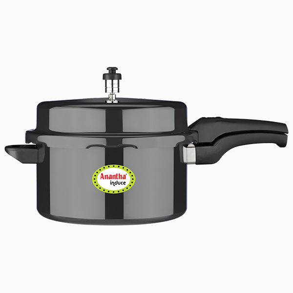 Anantha Graphite Induce - Induction Base Hard Anodized Pressure Cookers (7.5 L)