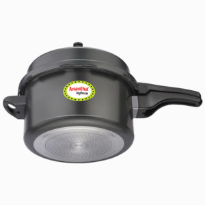 Anantha Graphite Induce - Induction Base Hard Anodized Pressure Cookers (7.5 L)