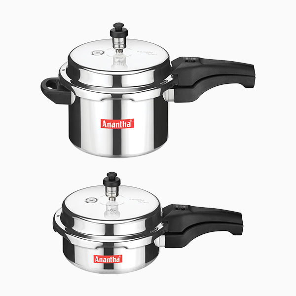 Anantha Winning Combo - 3 L (Extra Deep Cooker with Lid) Combo Pack