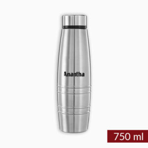 Anantha Curved Stainless Steel Bottle - Single Layer (750 ML)