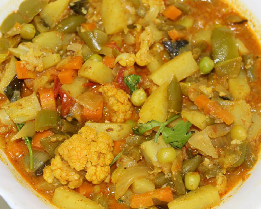 Mixed Vegetable Kuzhambu