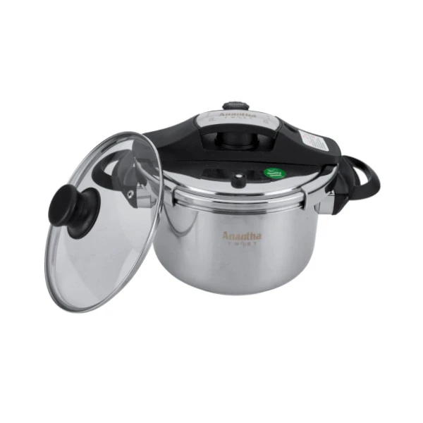 Twist ‘N’ Lock Stainless Steel Anantha Pressure Cooker (5 L)