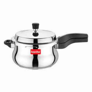 Anantha Steely Handi - Stainless Steel Pressure Cookers (5.5 L)