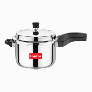 Anantha Steely - Stainless Steel Pressure Cookers (5.5 L)