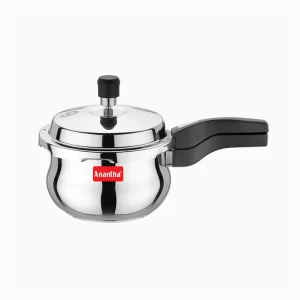 Anantha Steely Handi Stainless Steel Pressure Cooker (1.5 L)