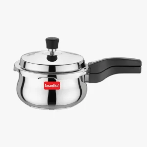 Anantha Steely Handi Stainless Steel Pressure Cooker (2.5 L)
