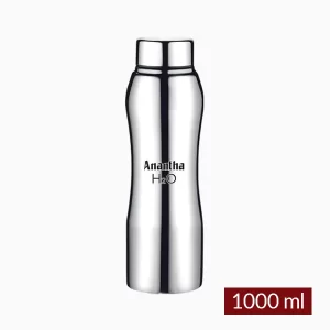 Anantha Stainles Steel H2O Water Bottle (1000 ML)