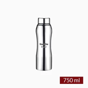 Anantha Stainles Steel H2O Water Bottle (750 ML)